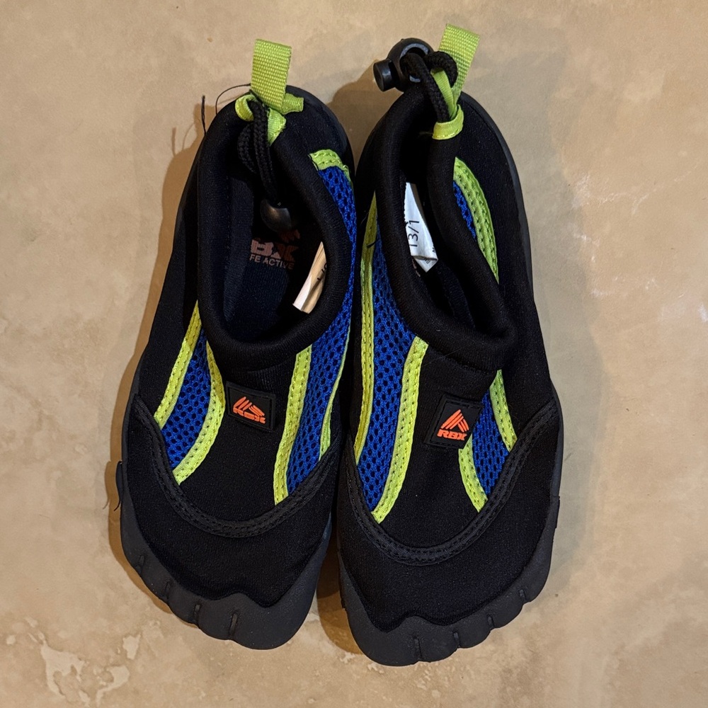 Kids Aqua Shoes - Black and Blue